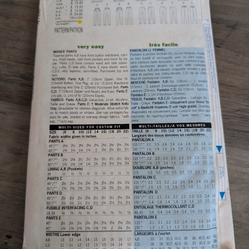 Butterick Pattern - Picture 2 of 2